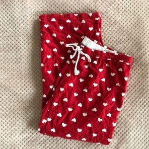 Flannel Heart Maternity Lounge Pants